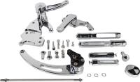 Accutronix - Accutronix Forward Controls - Slotted 6in. - Chrome - FC405-SSC - Image 1