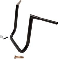 LA Choppers - LA Choppers 1-1/2in. Grande Twin Peaks Touring Handlebars - 18in. Rise - Gloss Black - LA-7364-18B - Image 3