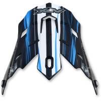 AFX - AFX Peak for FX-17 Helmets - Inferno Black Blue - 0132-0803 - Image 1