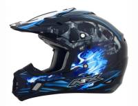 AFX - AFX Peak for FX-17 Helmets - Inferno Black Blue - 0132-0803 - Image 2