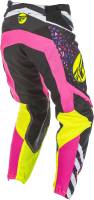 Fly Racing - Fly Racing Kinetic Womens Race Pants - 371-63905 - Neon Pink/Hi-Vis - 3/4 - Image 4