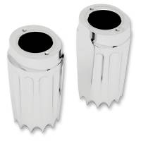 Paul Yaffe Originals - Paul Yaffe Originals Yafterburner Fork Slide Covers - Chrome - YSC-C - Image 1