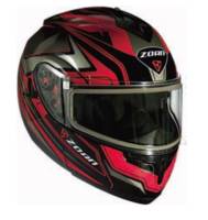 Zoan - Zoan Optimus Eclipse Graphics Snow Helmet with Electric Shield - 238-504 - Red - Small - Image 1