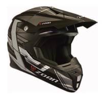 Zoan - Zoan Synchrony MX Race Equipe Graphics Helmet - 721-163 - Matte Silver - X-Small - Image 1