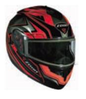 Zoan - Zoan Optimus Eclipse Graphics Snow Helmet with Electric Shield - 238-553 - Orange - X-Small - Image 1