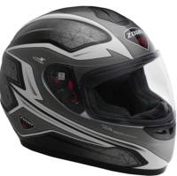 Zoan - Zoan Thunder Electra Graphics Snow Helmet with Electric Shield - 223-125SN/E - Silver - Medium - Image 1