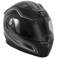 Zoan - Zoan Flux 4.1 Commander Graphics Helmet - 137-124 - Gloss Silver - Small - Image 1