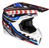 Zoan - Zoan Synchrony MX Monster Graphics Helmet - 521-193 - Black/Blue/Red - X-Small - Image 1