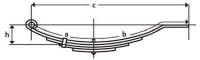 UCF - UCF Leaf Spring - Flat End - 25in. L - UNA-203 - Image 2