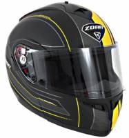 Zoan - Zoan Optimus Raceline Graphics Helmet - 138-146 - Matte Black/Yellow - Large - Image 1