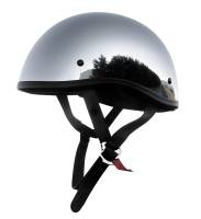 Skid Lid Helmets - Skid Lid Helmets Original Solid Helmet - U-70 CHR LG - Chrome - Large - Image 1