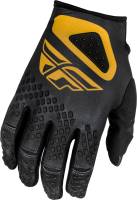 Fly Racing - Fly Racing Kinetic Center Gloves - 378-510M - Black/Gold - Medium - Image 1