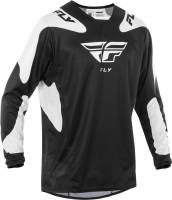 Fly Racing - Fly Racing Kinetic Sym Jersey - 378-421L - Black/White - Large - Image 1