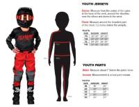 Fly Racing - Fly Racing F-16 Youth Pants - 378-23018 - Black/Red/White - 18 - Image 2