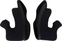 Moose Racing - Moose Racing Cheek Pads for Air Intake Helmets - Black - Lg - 0134-3198 - Image 1