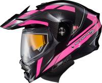 Scorpion - Scorpion EXO-AT960 Hicks Helmet with Electric Shield - 96-1173-EC - Pink - Small - Image 1