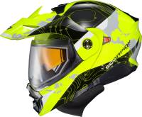 Scorpion - Scorpion EXO-AT960 Topographic Helmet with Dual Lens Shield - 96-1053-SD - Hi-Vis - Small - Image 1