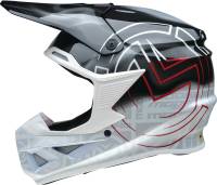 Moose Racing - Moose Racing F.I. 2.0 Deceit Helmet - 0110-7989 - Black/Red - X-Small - Image 2