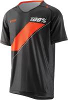 100% - 100% Celium Short Sleeve Jersey - 41202-007-10 - Gray - Small - Image 1