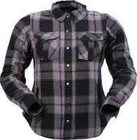 Z1R - Z1R Ashwood Womens Flannel Shirt - 3041-0676 - Purple - X-Small - Image 1