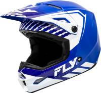 Fly Racing - Fly Racing Kinetic Menace Helmet - F73-8656L - Blue/White - Large - Image 1