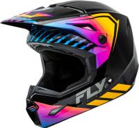 Fly Racing - Fly Racing Kinetic Menace Helmet - F73-8655L - Black/Sunrise - Large - Image 1