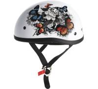 Skid Lid Helmets - Skid Lid Helmets Original White Rose Helmet - 649525 - White - Small - Image 1