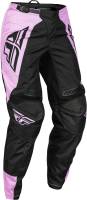 Fly Racing - Fly Racing F-16 Womens Pants - 377-83111 - Black/Lavender - 11/12 - Image 1
