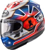 Arai Helmets - Arai Helmets Corsair-X Dani Samurai-2 Helmet - 0101-15774 - Blue/Red - Small - Image 1