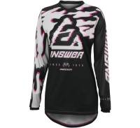 Answer - Answer Syncron Meltdown Womens Jersey - 447957 - Black/Magenta/Gray - X-Small - Image 1