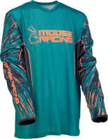 Moose Racing - Moose Racing Agroid Youth Jersey - 2912-2330 - Blue/Orange - Small - Image 1