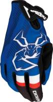 Moose Racing - Moose Racing Agroid Pro Gloves - 3330-7566 - Blue - Small - Image 1