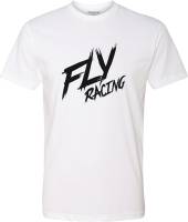 Fly Racing - Fly Racing Fly Brawl T-Shirt - 352-0024L - White - Large - Image 1