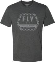 Fly Racing - Fly Racing Fly Track T-Shirt - 352-0046L - Charcoal - Large - Image 1