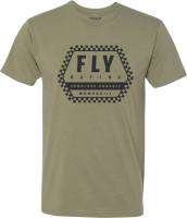 Fly Racing - Fly Racing Fly Track T-Shirt - 352-0047M - Khaki - Medium - Image 1