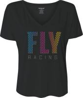 Fly Racing - Fly Racing Fly Like4Like Womens T-Shirt - 356-0090X - Black - X-Large - Image 1
