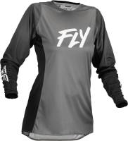 Fly Racing - Fly Racing Lite Womens Jersey - 376-621M - Gray/Black - Medium - Image 1