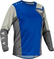 Fly Racing - Fly Racing Kinetic Jet Jersey - 376-522S - Blue/Gray/White - Small - Image 1