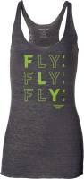 Fly Racing - Fly Racing Fly Tic Tac Toe Womens Tank Top - 356-6160L - Black - Large - Image 1