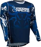 Moose Racing - Moose Racing Agroid Jersey - 2910-7008 - Blue/White - Large - Image 1