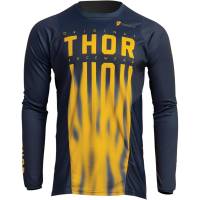 Thor - Thor Pulse Vapor Jersey - 2910-6924 - Midnight/Lemon - Small - Image 1