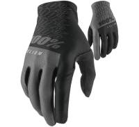 100% - 100% Celium Gloves - 10007-00000 - Black/Gray - Small - Image 1