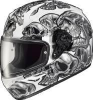 Scorpion - Scorpion EXO-R320 Skull-E Helmet - 32-3014 - Silver - Medium - Image 1