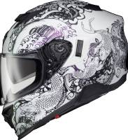 Scorpion - Scorpion EXO-T520 Nama-Sushi Helmet - T52-1115 - White/Chameleon - Large - Image 1