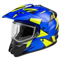 G-Max - G-Max GM-11S Ripcord Adventure Snow Helmet - A2114625 - Matte Blue/Hi-Vis - Medium - Image 1