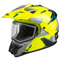 G-Max - G-Max GM-11S Ripcord Adventure Snow Helmet - A2114687 - Hi-Vis/Gray/Blue - X-Large - Image 1