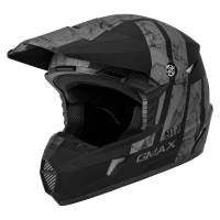G-Max - G-Max MX-46Y Dominant Youth Helmet - G3464500 - Matte Black/Gray - Small - Image 1