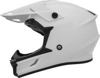 THH Helmets - THH Helmets T710X Solid Youth Helmet - 646464 - White - Medium - Image 1