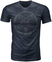 Highway 21 - Highway 21 Old Iron T-Shirt - 489-20053X - Midnight Navy - 3XL - Image 1