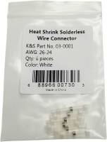K&S Technologies - K&S Technologies Sordeless Wire Connector - White - 03-0001 - Image 2